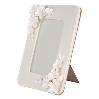 Everyday Decor Appliqued Floral 4" x 6" Frame Table Decor
