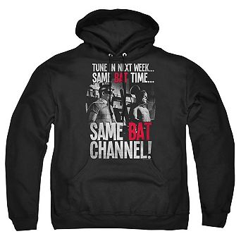 Batman Classic Tv Bat Channel Adult Pull Over Hoodie
