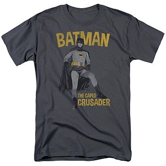 Batman Classic Tv Caped Crusader Short Sleeve Adult T-shirt