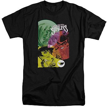 Batman Gotham Sirens Short Sleeve Adult Tall T-shirt
