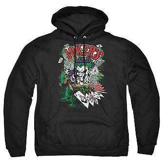 Batman Jokers Wild Adult Pull Over Hoodie
