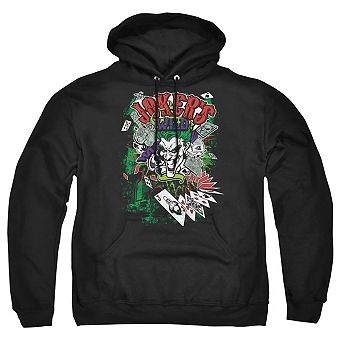 Batman Jokers Wild Adult Pull Over Hoodie