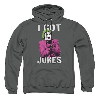 Batman Classic Tv Got Jokes Adult Pull Over Hoodie