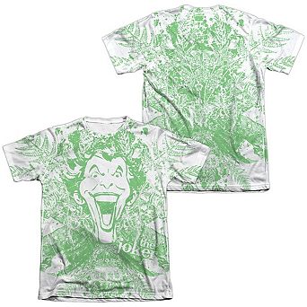 Batman Joker In The Wild Adult 65/35 Poly/cotton Short Sleeve T-shirt