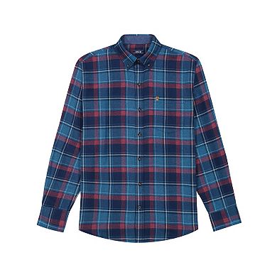 Mens IZOD Stratton Flannel Long Sleeve Button Down Shirt