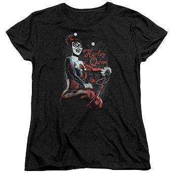 Batman Laugh It Up Short Sleeve Womens T-shirt