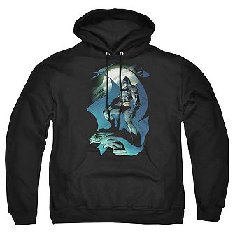Batman Glow Of The Moon Adult Pull Over Hoodie