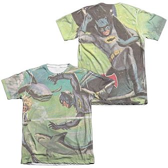 Batman Classic Tv Underwater Sleeve T-shirt