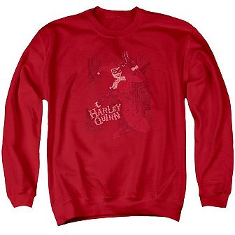 Batman Harley Packing Adult Crewneck Sweatshirt
