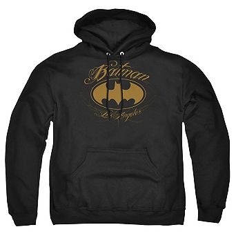 Batman La Adult Pull Over Hoodie
