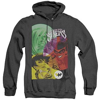 Batman Gotham Sirens Adult Heather Hoodie