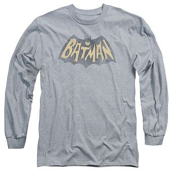 Batman Classic Tv Show Logo Long Sleeve Adult T-shirt