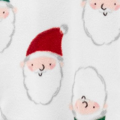 Girls 4-14 Carter's Santa Fleece Footed Pajamas