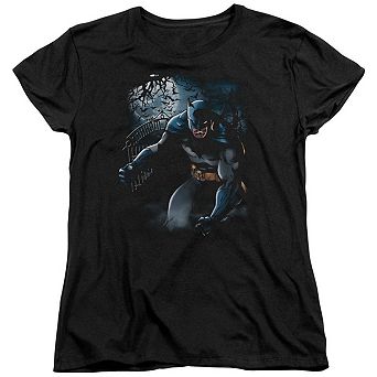Batman Light Of The Moon Short Sleeve Womens T-shirt