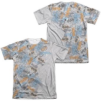 Batman Gotham Knight Sketchy Adult 65/35 Poly/cotton Short Sleeve T-shirt