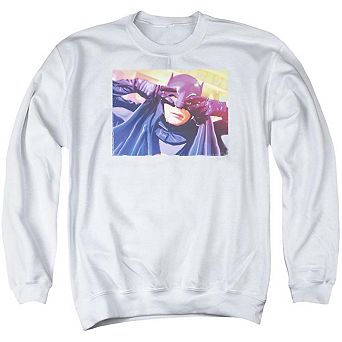 Batman Classic Tv Smooth Groove Adult Crewneck Sweatshirt