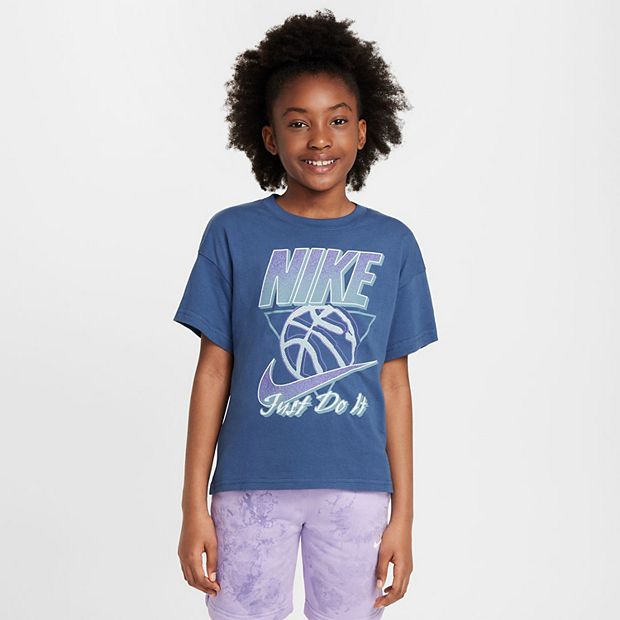 Girls 7 16 Nike Just Do It Basketball Graphic Tee