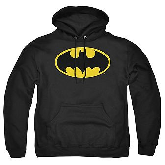 Batman Classic Logo Adult Pull Over Hoodie