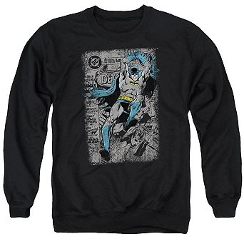 Batman Detective 487 Distress Adult Crewneck Sweatshirt