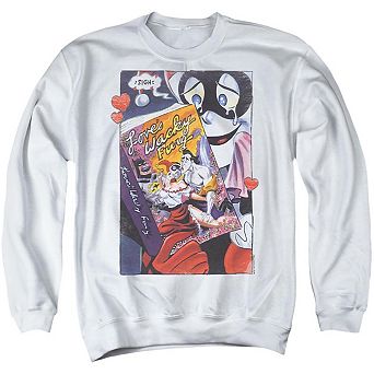 Batman Loves Wacky Fury Adult Crewneck Sweatshirt