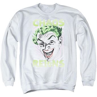 Batman Classic Tv Chaos Reigns Adult Crewneck Sweatshirt