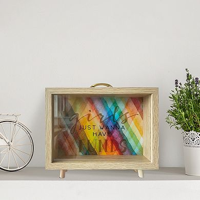 "Girls Just Wanna Have Funds" Bank Tabletop Decor
