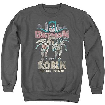 Batman Classic Tv Classic Duo Adult Crewneck Sweatshirt