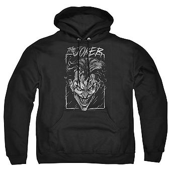 Batman Joker Storm On Black Adult Pull Over Hoodie