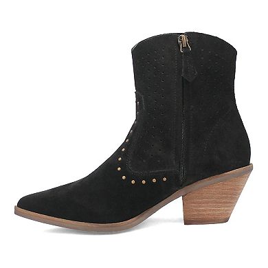 Women's Dingo Miss Priss Leather Western Ankle Boots