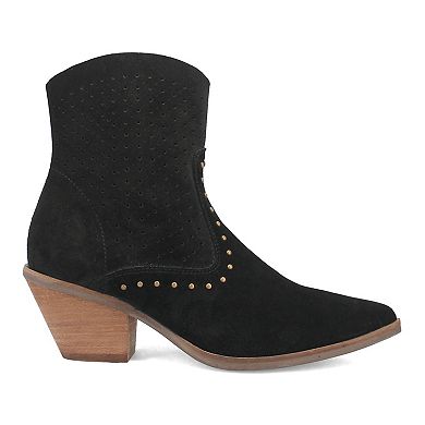 Women's Dingo Miss Priss Leather Western Ankle Boots