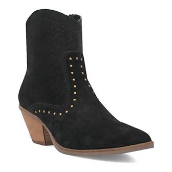 Women's Dingo Miss Priss Leather Western Ankle Boots