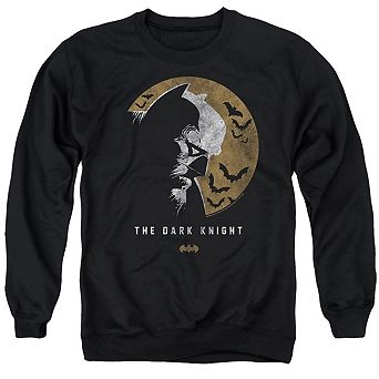 Batman Dark Knight Moon Adult Crewneck Sweatshirt