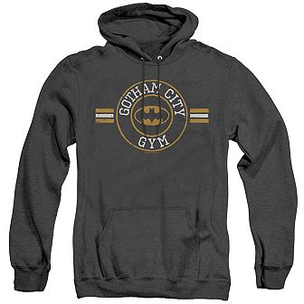 Batman Gotham City Gym Adult Heather Hoodie