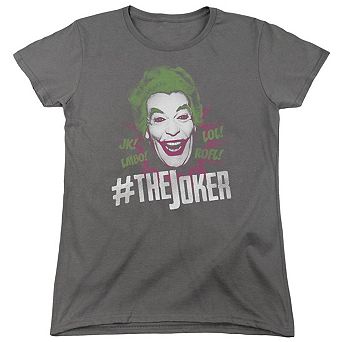 Batman Classic Tv Joker Short Sleeve Womens T-shirt