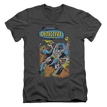 Batman Detective 487 Short Sleeve Adult V Neck T-shirt