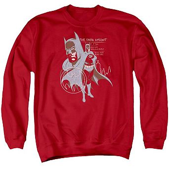 Batman Lean And Muscular Adult Crewneck Sweatshirt
