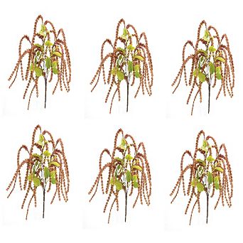 Salmon Bush (set Of 6)