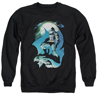 Batman Glow Of The Moon Adult Crewneck Sweatshirt