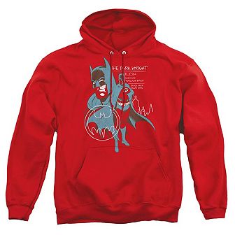 Batman Lean And Muscular Adult Pull Over Hoodie