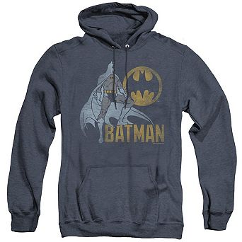 Batman Knight Watch Adult Heather Hoodie