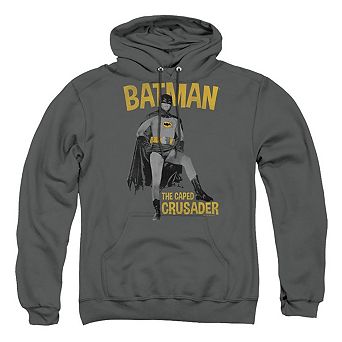 Batman Classic Tv Caped Crusader Adult Pull Over Hoodie