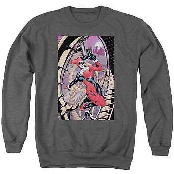 Batman Harley First Adult Crewneck Sweatshirt