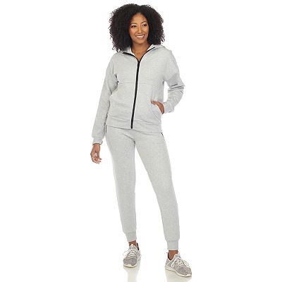 Women s Two Piece Tracksuit Fleece Set