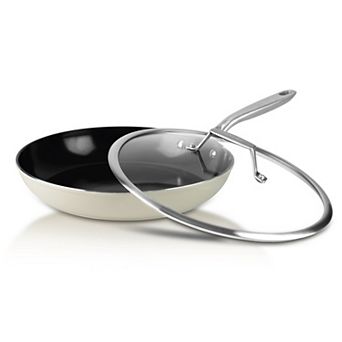 TECHEF - ValenCera - 12 Inch Ceramic Nonstick Frying Pan with Cover