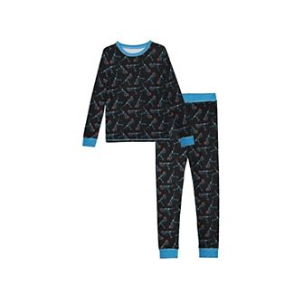 Sleep On It Boys 2 pc Super Soft Jersey Snug-Fit Pajama Top and Pajama Pants Set - Little Kids