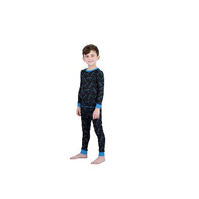 Sleep On It Boys 2-Piece Super Soft Jersey Snug-Fit Pajama Top and Pajama Pants Set - Little Kids