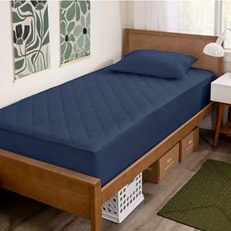 Bare Home Quilted Mattress Pad - Stretch-to-Fit up to 15 Inch Deep Mattresses