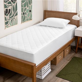 Bare Home Quilted Mattress Pad - Stretch-to-Fit up to 15 Inch Deep Mattresses