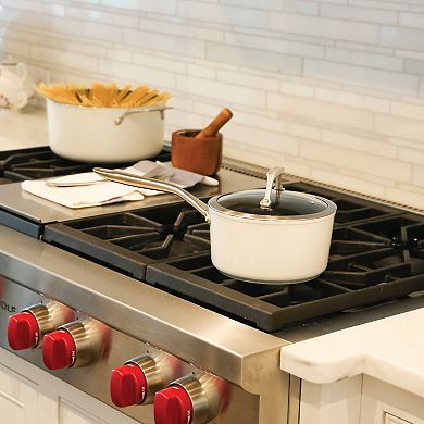 TECHEF - ValenCera - 2 Quart Ceramic Nonstick Saucepan with Cover