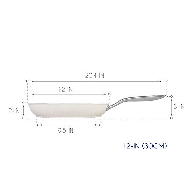 TECHEF - ValenCera - 12 Inch Ceramic Nonstick Frying Pan
